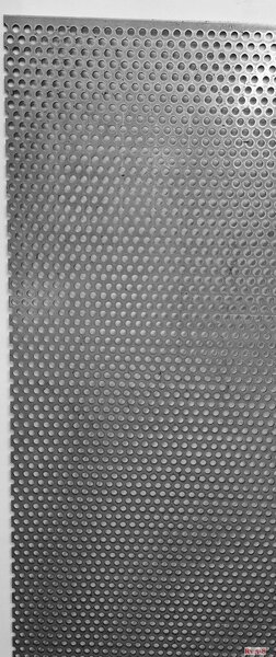 Plech ocelový děrovaný tloušťka 1,0 mm, 1000 x 2000 mm, Rv 5-8
