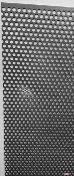 Plech děrovaný ocelový tloušťka 1,5 mm, 1000 x 2000 mm, Rv 6-9
