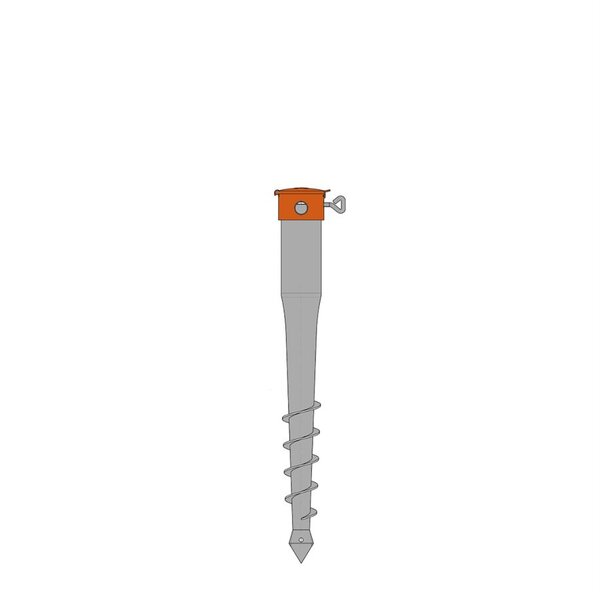 BAYO.S zemní vrut NUT-1 M6 60x550 RR 52201
