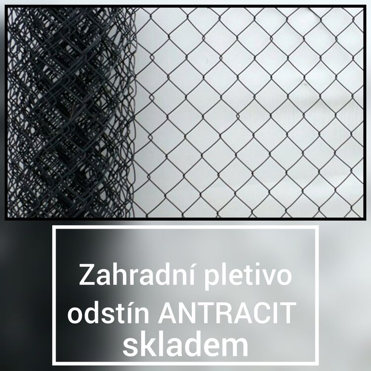 Zahradní pletivo barva ANTRACIT