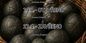 Velikonoční otevírací doba