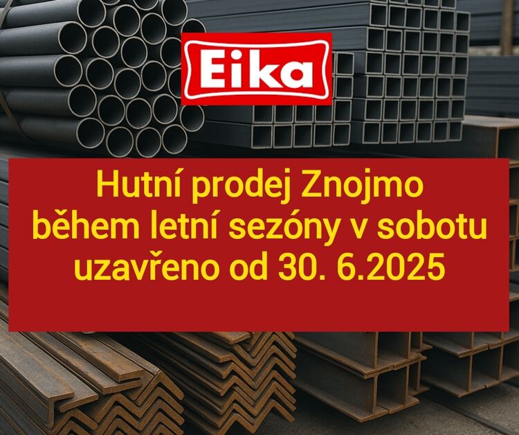 Hutní prodej Znojmo sobotní prodej